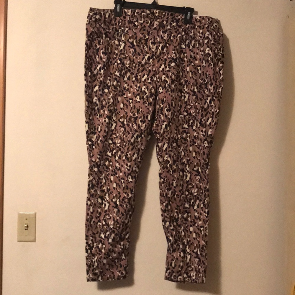 New Animal Print Skinny Mid-Rise Jeans Size 18